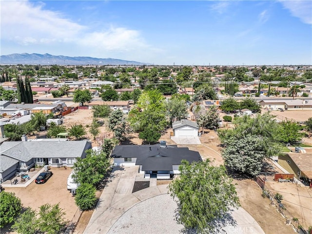 10352 Lincoln Ave, Hesperia, CA 92345 - aerial perspective of suburban area with a mountain backdrop