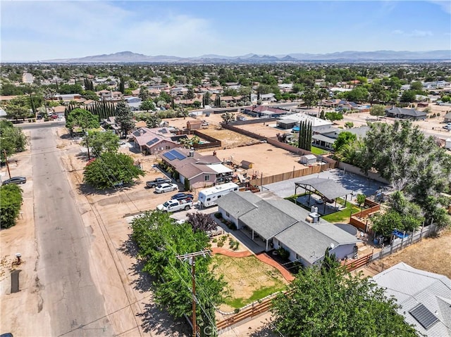 10352 Lincoln Ave, Hesperia, CA 92345 - aerial view of residential area featuring mountains