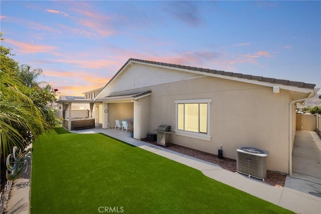 24420 Crooked Trail Dr, Menifee, CA 92584 - rear view of house featuring a patio area and stucco siding