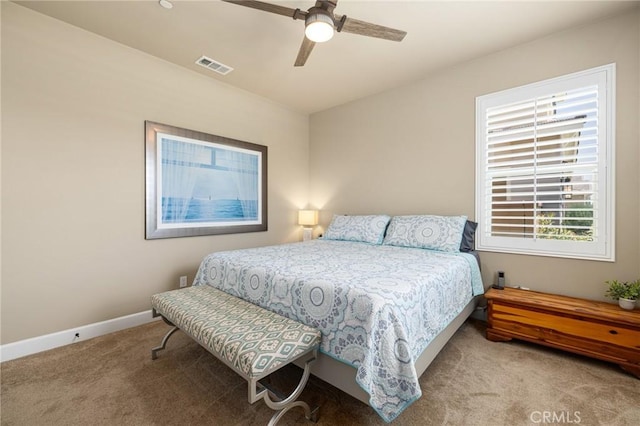 24420 Crooked Trail Dr, Menifee, CA 92584 - bedroom featuring carpet flooring and ceiling fan