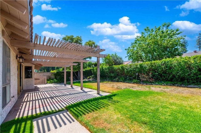 28752 Pisces St, Agoura Hills, CA 91301 - fenced backyard with a patio area and a pergola