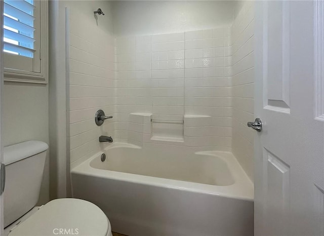 41926 Bonita Dr, Palmdale, CA 93551 - full bathroom featuring toilet and washtub / shower combination