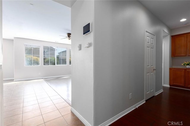 30315 Laruns St, Murrieta, CA 92563 - hallway featuring recessed lighting and tile patterned flooring