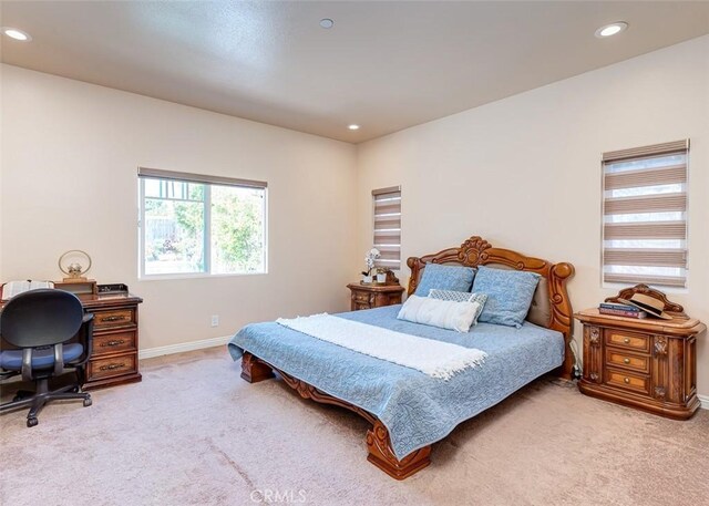 335 E Francis Ave, La Habra, CA 90631 - bedroom featuring carpet floors and recessed lighting