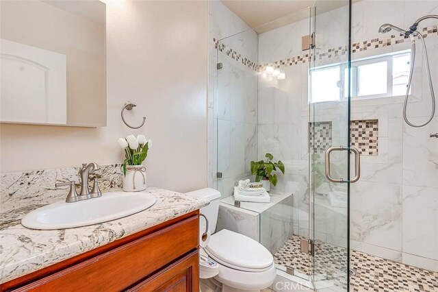 335 E Francis Ave, La Habra, CA 90631 - bathroom with vanity and a shower stall