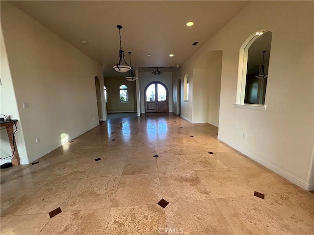 1685 Scenic View Way, Nipomo, CA 93444 - foyer entrance featuring arched walkways and recessed lighting