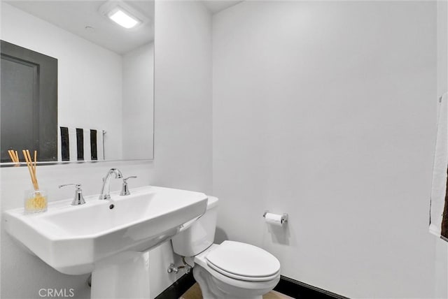 12342 Blue Sky Ct, Whittier, CA 90602 - half bath with toilet and baseboards