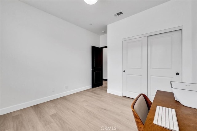 12342 Blue Sky Ct, Whittier, CA 90602 - unfurnished office featuring light wood-type flooring and baseboards