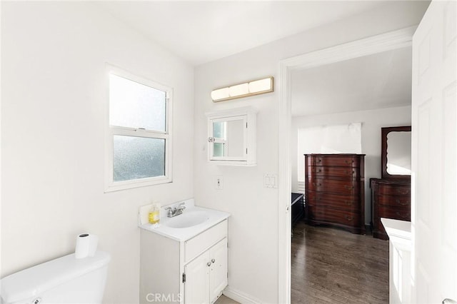 1517 W Grand Ave, Pomona, CA 91766 - half bath with vanity and wood finished floors