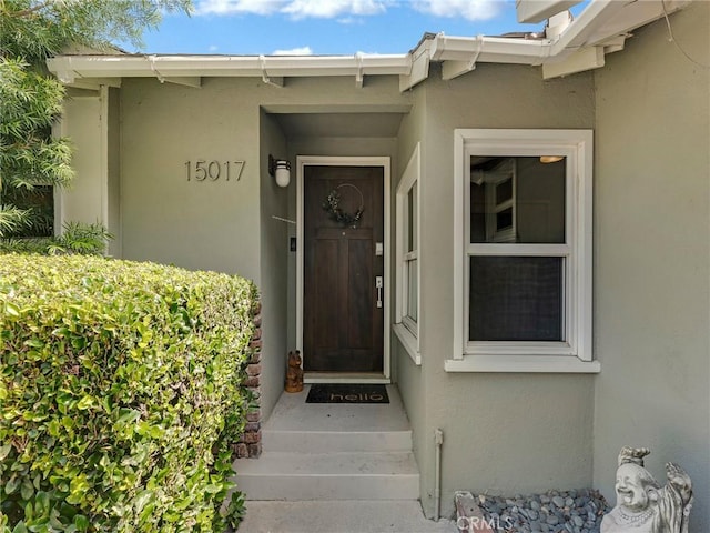 15017 Archwood St, Van Nuys, CA 91405 - view of exterior entry with stucco siding