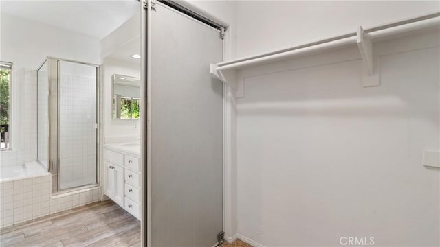 31850 Camino Marea, Temecula, CA 92592 - spacious closet with light wood-style floors