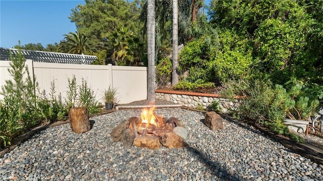 31850 Camino Marea, Temecula, CA 92592 - view of yard featuring a fire pit