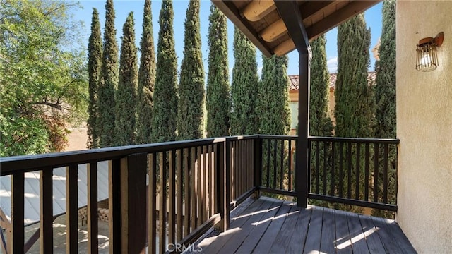 31850 Camino Marea, Temecula, CA 92592 - view of wooden terrace