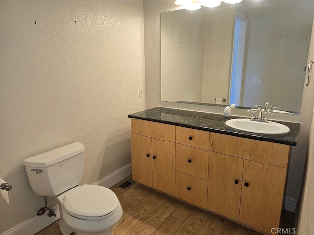 2723 Apache Trl, Clearlake Oaks, CA 95423 - half bath with vanity and wood finished floors