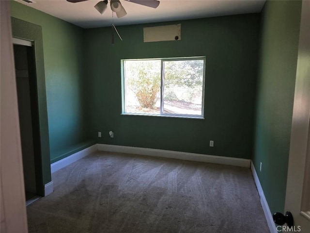 2723 Apache Trl, Clearlake Oaks, CA 95423 - spare room with a ceiling fan and carpet