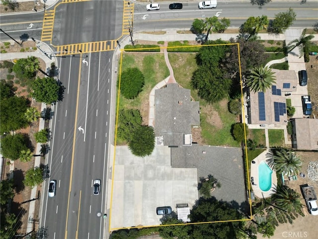 1350 E Chase Dr, Corona, CA 92881 - view of property location featuring property parcel outlined