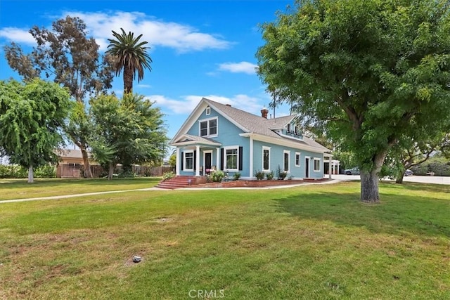 1350 E Chase Dr, Corona, CA 92881 - view of front facade with a front lawn