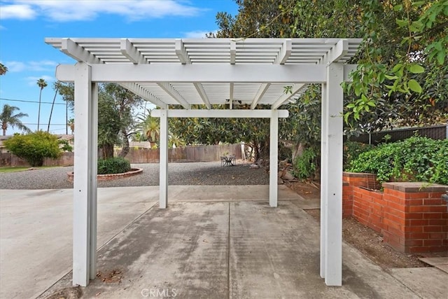 1350 E Chase Dr, Corona, CA 92881 - fenced backyard featuring a patio and a pergola