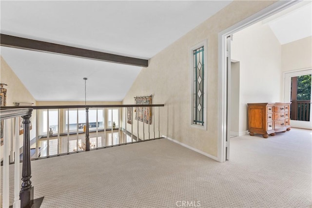 28161 Haria, Mission Viejo, CA 92692 - hallway with carpet floors and a chandelier