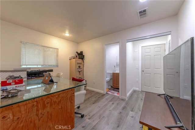 1454 Ameluxen Ave, Hacienda Heights, CA 91745 - office with light wood finished floors and recessed lighting