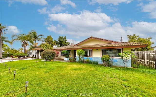 1454 Ameluxen Ave, Hacienda Heights, CA 91745 - view of front of home with a tiled roof and stucco siding