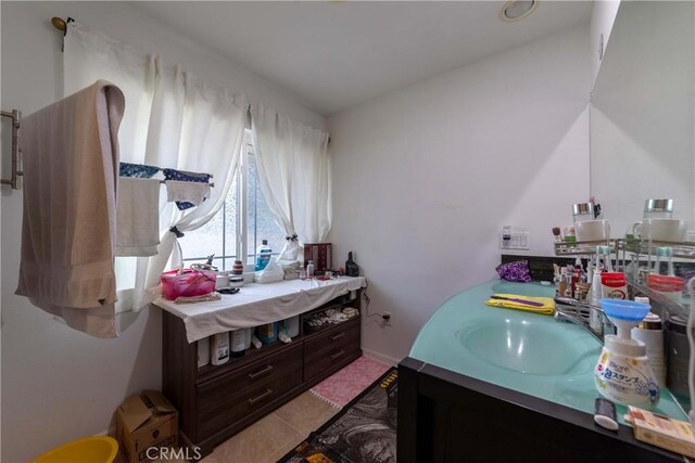 1454 Ameluxen Ave, Hacienda Heights, CA 91745 - bathroom with vanity and tile patterned flooring