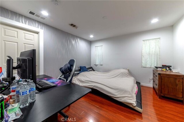 1454 Ameluxen Ave, Hacienda Heights, CA 91745 - bedroom featuring wood finished floors and recessed lighting
