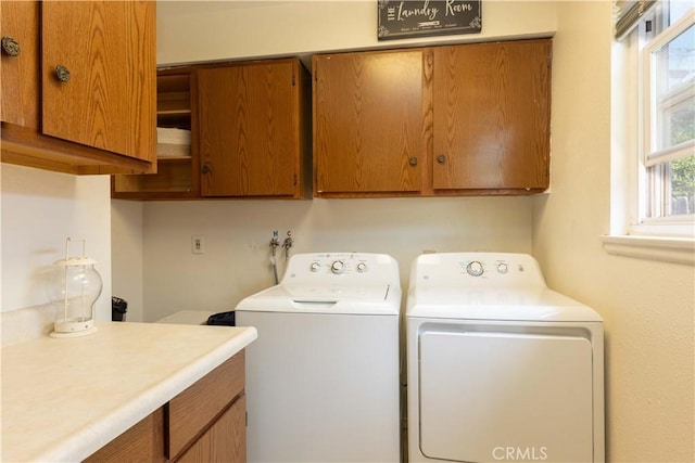 2091 Ridgeview, Corona, CA 92882 - laundry room featuring cabinet space and washer and dryer