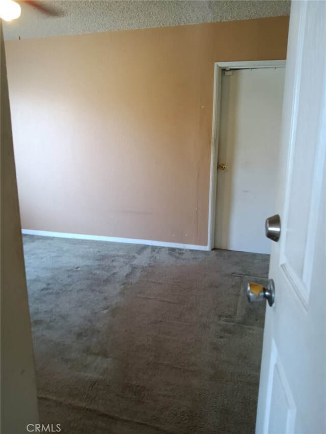 16614 Samgerry Dr, Valinda, CA 91744 - empty room with carpet floors, a textured ceiling, and ceiling fan