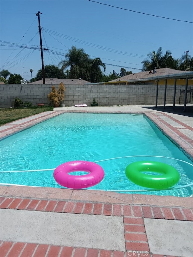16614 Samgerry Dr, Valinda, CA 91744 - view of swimming pool featuring a fenced backyard
