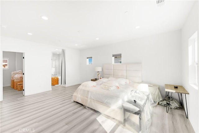 1359 Point Loma Pl, Walnut, CA 91789 - bedroom featuring light wood-style flooring and recessed lighting
