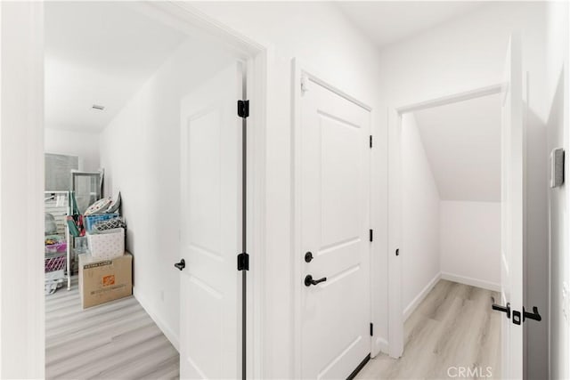 1359 Point Loma Pl, Walnut, CA 91789 - hallway with light wood-style flooring and baseboards