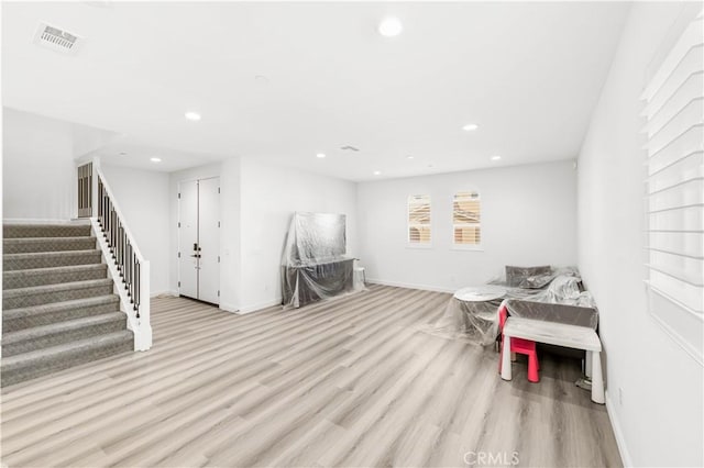 1359 Point Loma Pl, Walnut, CA 91789 - recreation room featuring wood finished floors and recessed lighting