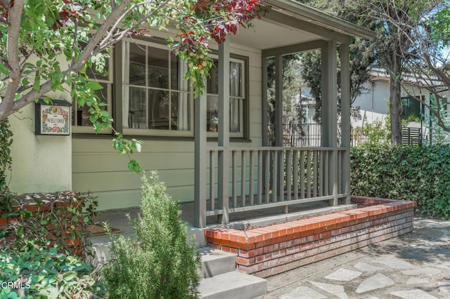 664 Monterey Rd, South Pasadena, CA 91030 - doorway to property featuring covered porch