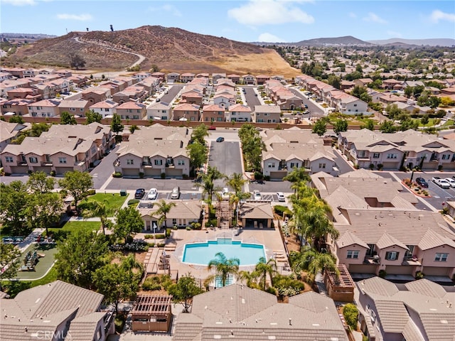 36287 Grazia Way, Winchester, CA 92596 - aerial view of residential area featuring a mountain backdrop
