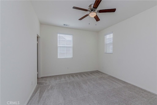 8708 Celebration St, Chino, CA 91708 - spare room with light colored carpet and ceiling fan