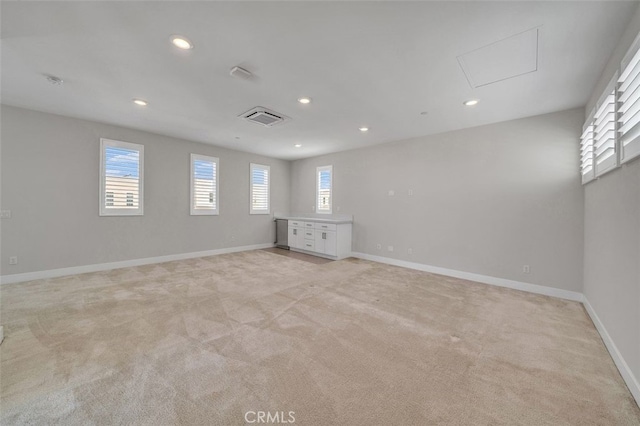 319 Sawbuck, Irvine, CA 92618 - unfurnished room with light carpet and recessed lighting