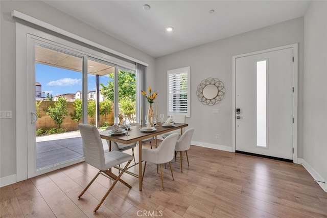 319 Sawbuck, Irvine, CA 92618 - dining room featuring light wood-type flooring and recessed lighting
