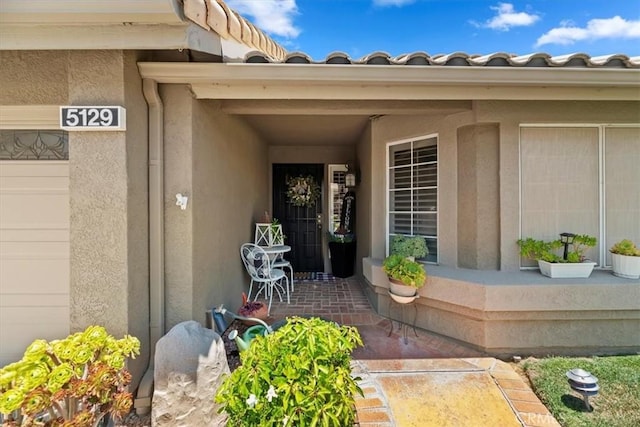 5129 W Pinehurst Dr, Banning, CA 92220 - entrance to property with stucco siding