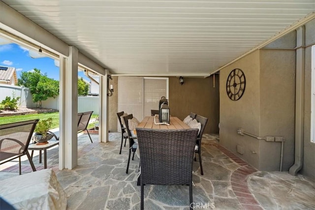 5129 W Pinehurst Dr, Banning, CA 92220 - view of patio with outdoor dining space
