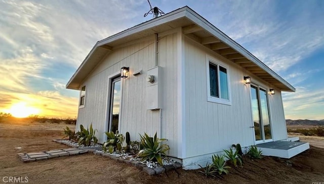 55354 El Lobo Rd, Landers, CA 92285 - view of property exterior at dusk