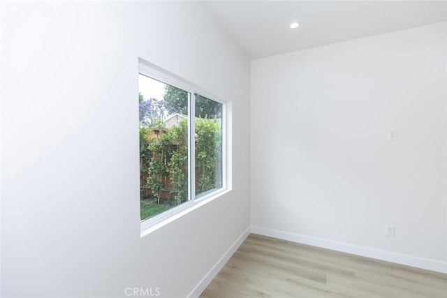 15009 Wyandotte St, Van Nuys, CA 91405 - unfurnished room featuring light wood finished floors and recessed lighting