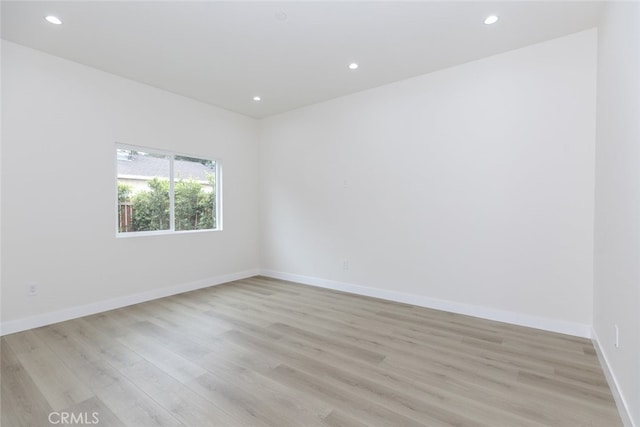 15009 Wyandotte St, Van Nuys, CA 91405 - spare room featuring light wood-style floors and recessed lighting