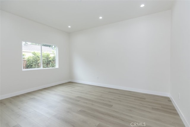 15009 Wyandotte St, Van Nuys, CA 91405 - unfurnished room featuring light wood finished floors and recessed lighting