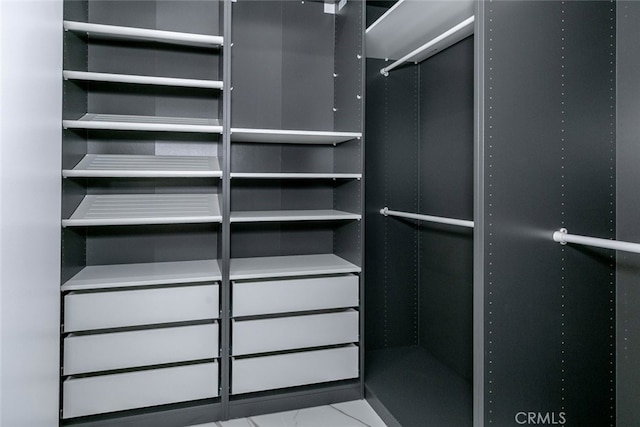 15009 Wyandotte St, Van Nuys, CA 91405 - spacious closet with marble look tile flooring