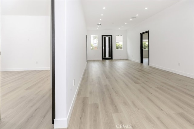 15009 Wyandotte St, Van Nuys, CA 91405 - spare room with light wood finished floors and recessed lighting