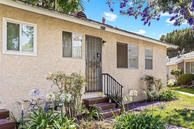 23277 Maribel Ave, Carson, CA 90745 - entrance to property with stucco siding