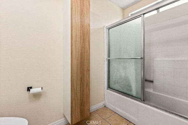 23277 Maribel Ave, Carson, CA 90745 - full bathroom featuring tile patterned flooring and shower / bath combination with glass door