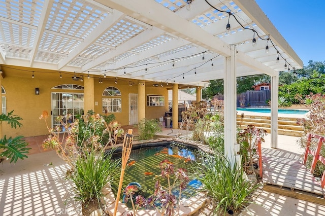 9733 Kentland Ave, Chatsworth, CA 91311 - view of patio / terrace with a pergola