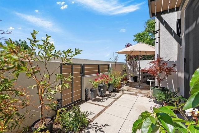 12178 Greenleaf Ln, Garden Grove, CA 92840 - view of patio with a gate